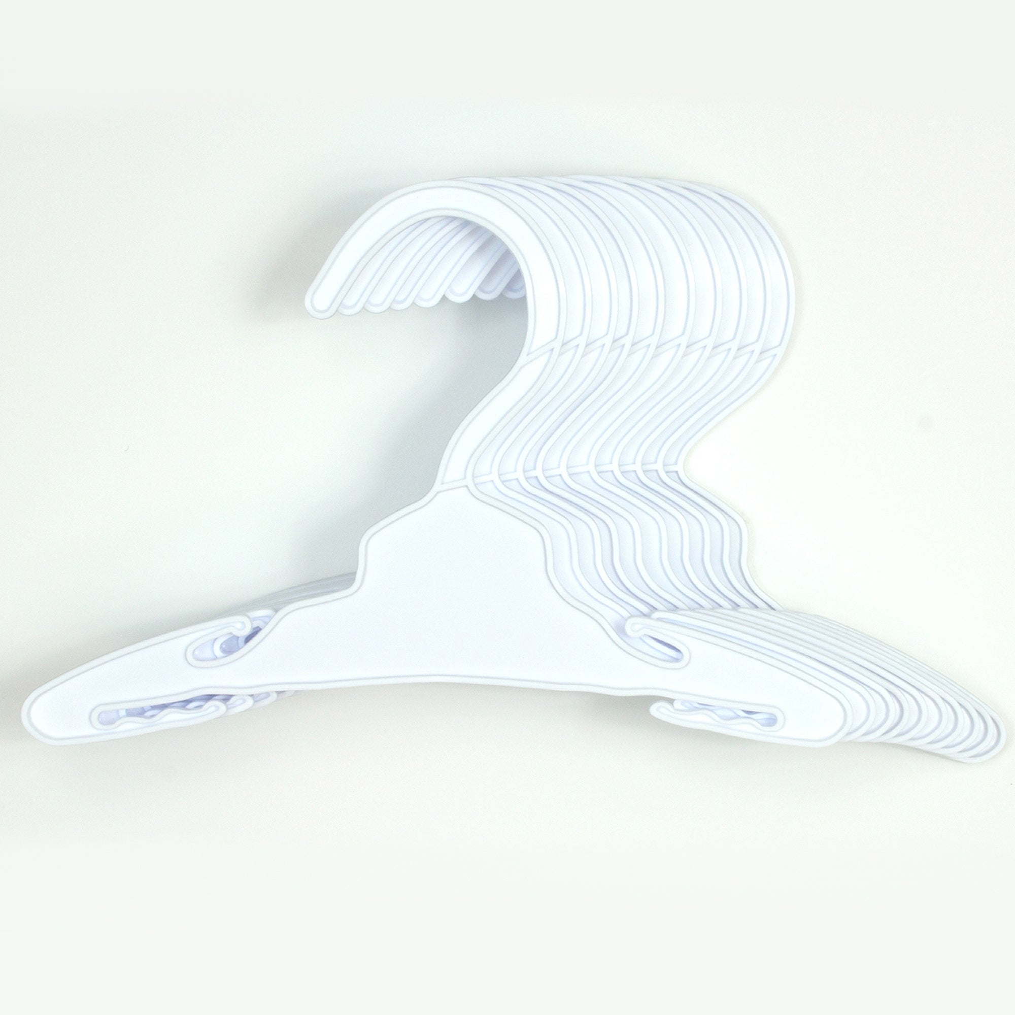 18" Baby Doll Hangers White Dolls Clothing 10 Set Plastic Doll Clothes Hangers