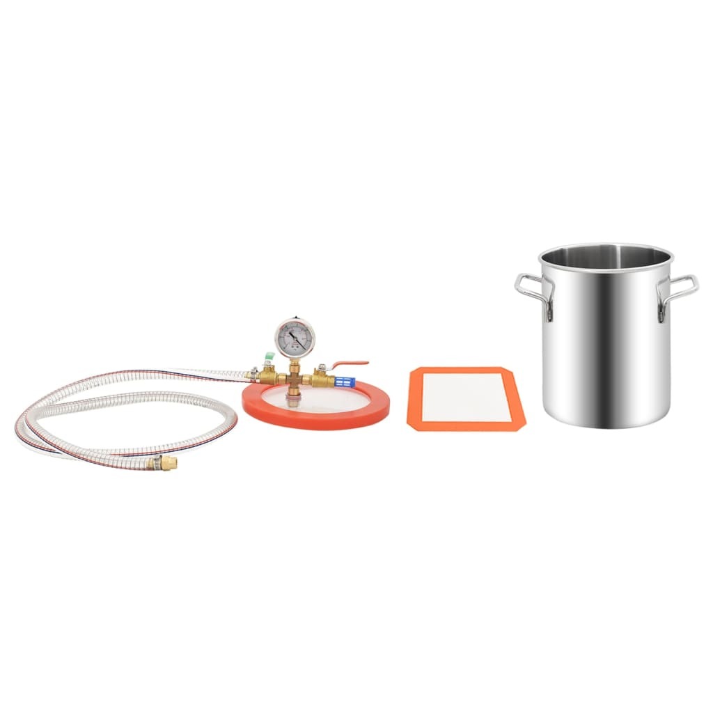 Vacuum Chamber Stainless Steel 5.5 L