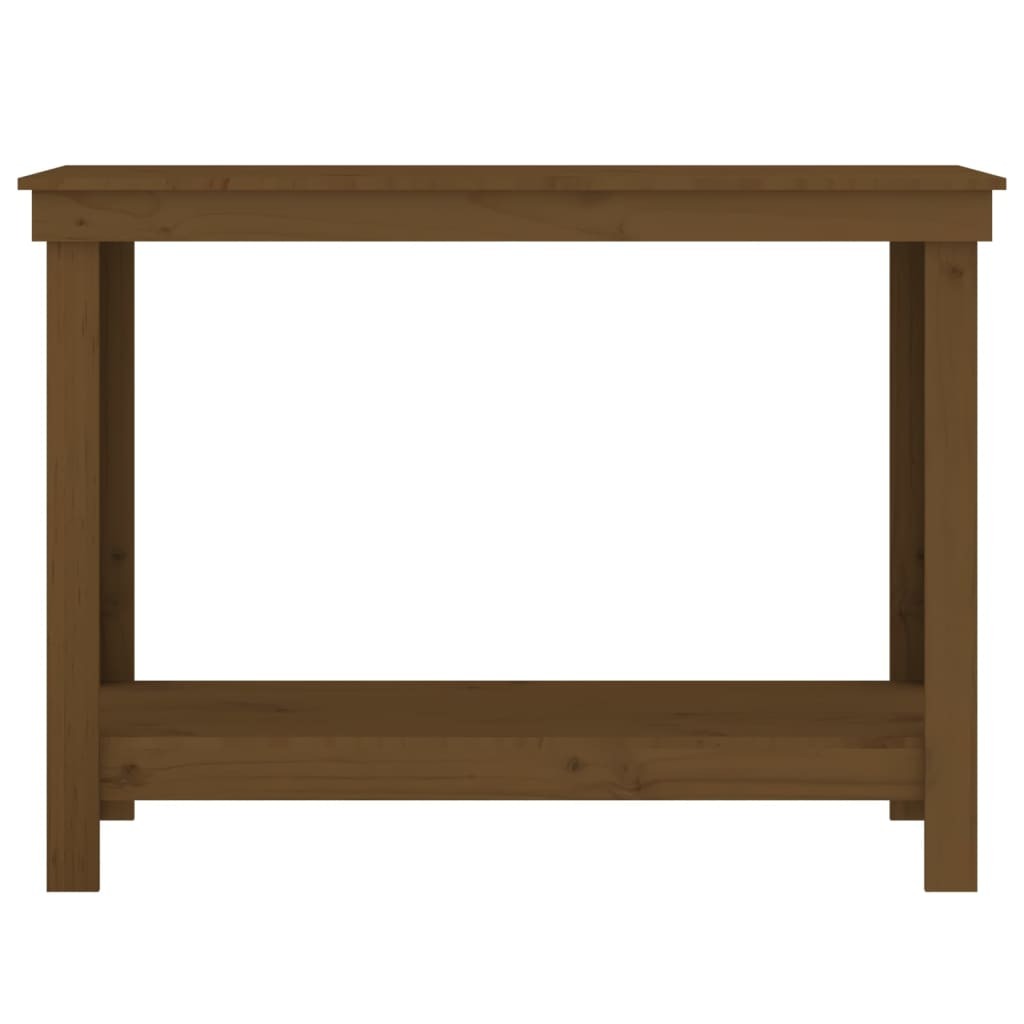 Work Bench Honey Brown 110x50x80 cm Solid Wood Pine