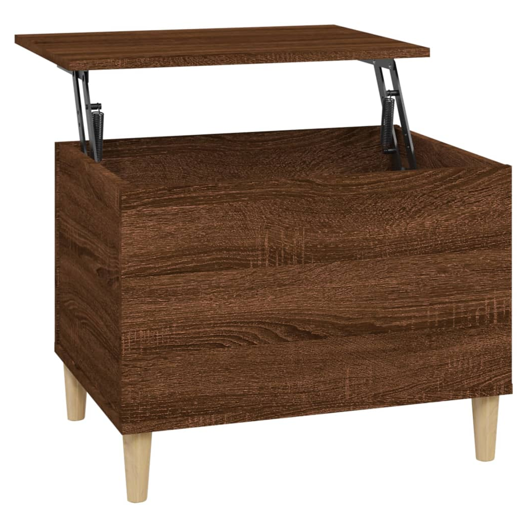 vidaXL Coffee Table Brown Oak 60x44.5x45 cm Engineered Wood
