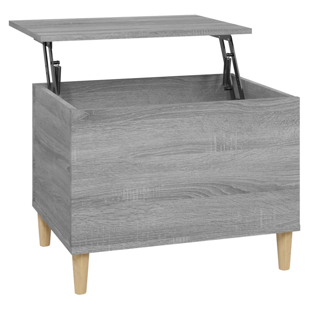 vidaXL Coffee Table Grey Sonoma 60x44.5x45 cm Engineered Wood