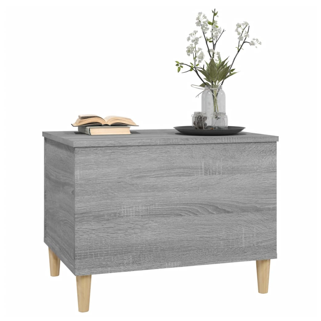 vidaXL Coffee Table Grey Sonoma 60x44.5x45 cm Engineered Wood