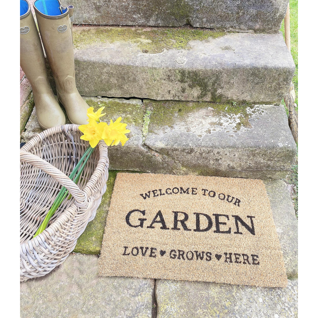 Love Grows Here Potting Shed Doormat