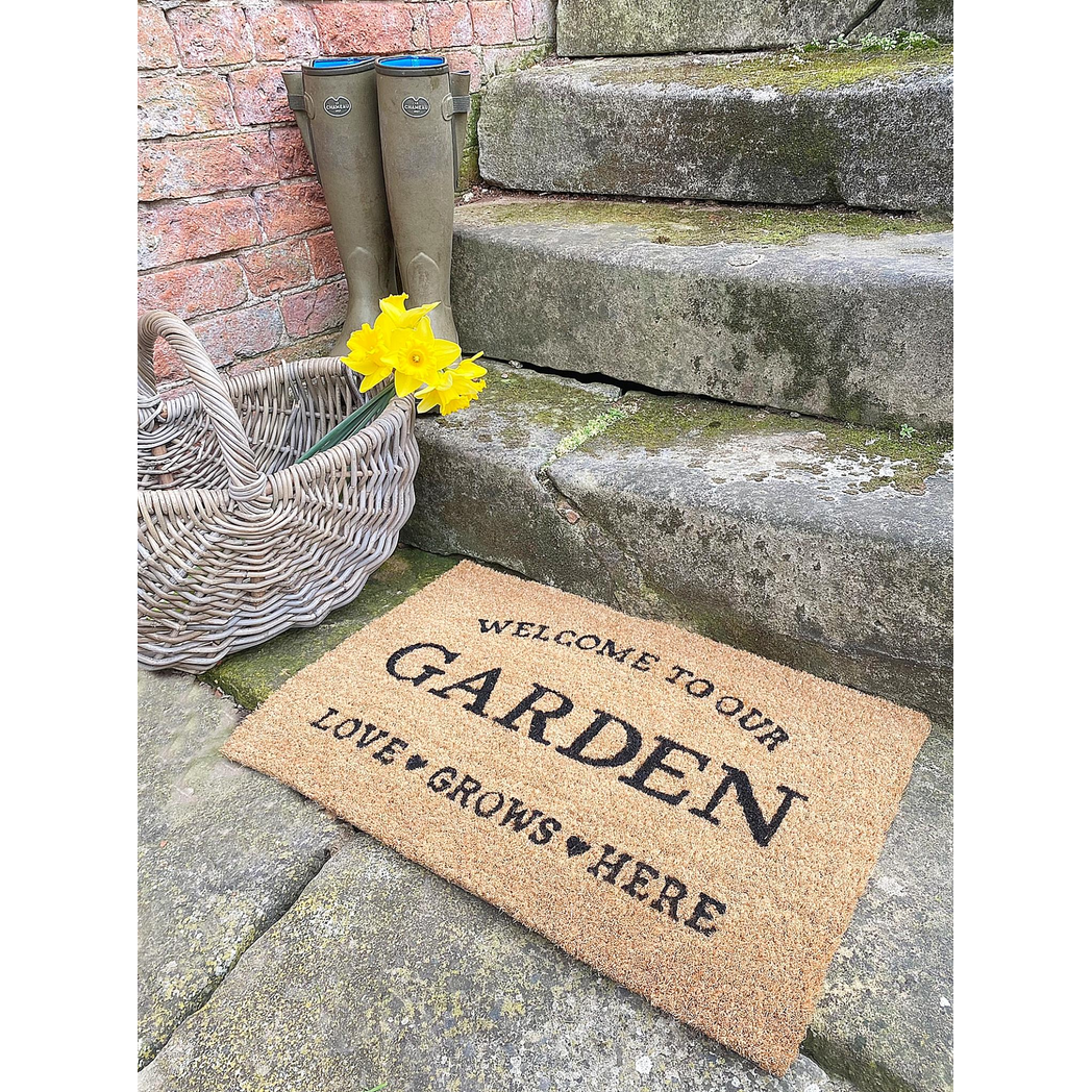 Love Grows Here Potting Shed Doormat