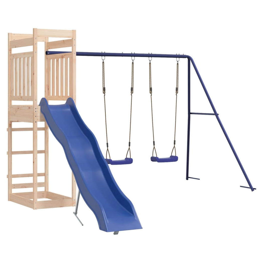 Outdoor Playset Solid Wood Pine