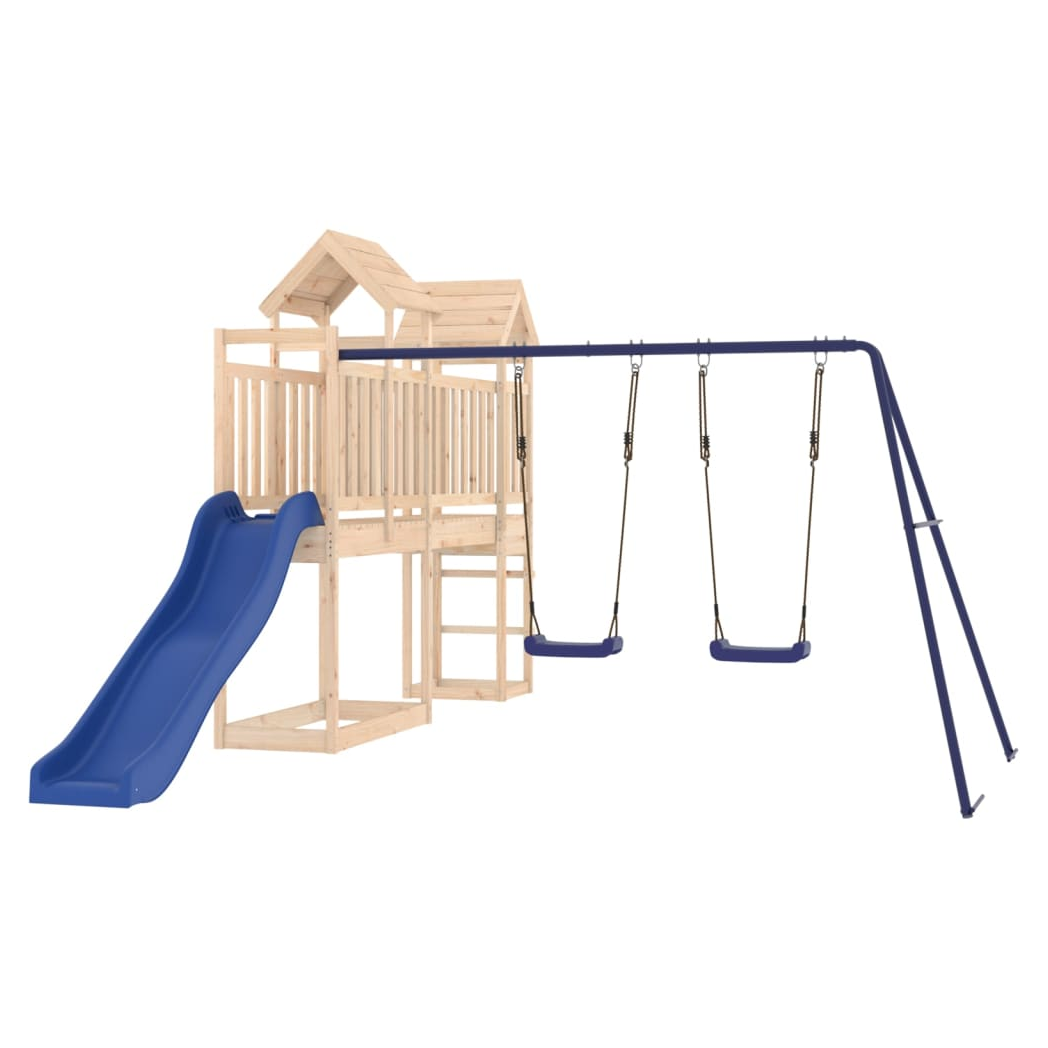 Outdoor Playset Solid Wood Pine