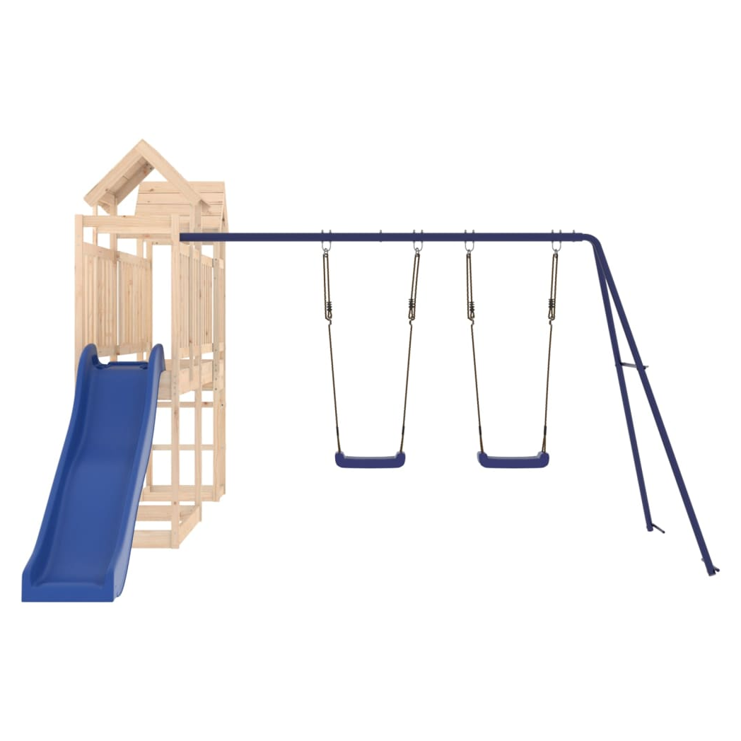 Outdoor Playset Solid Wood Pine