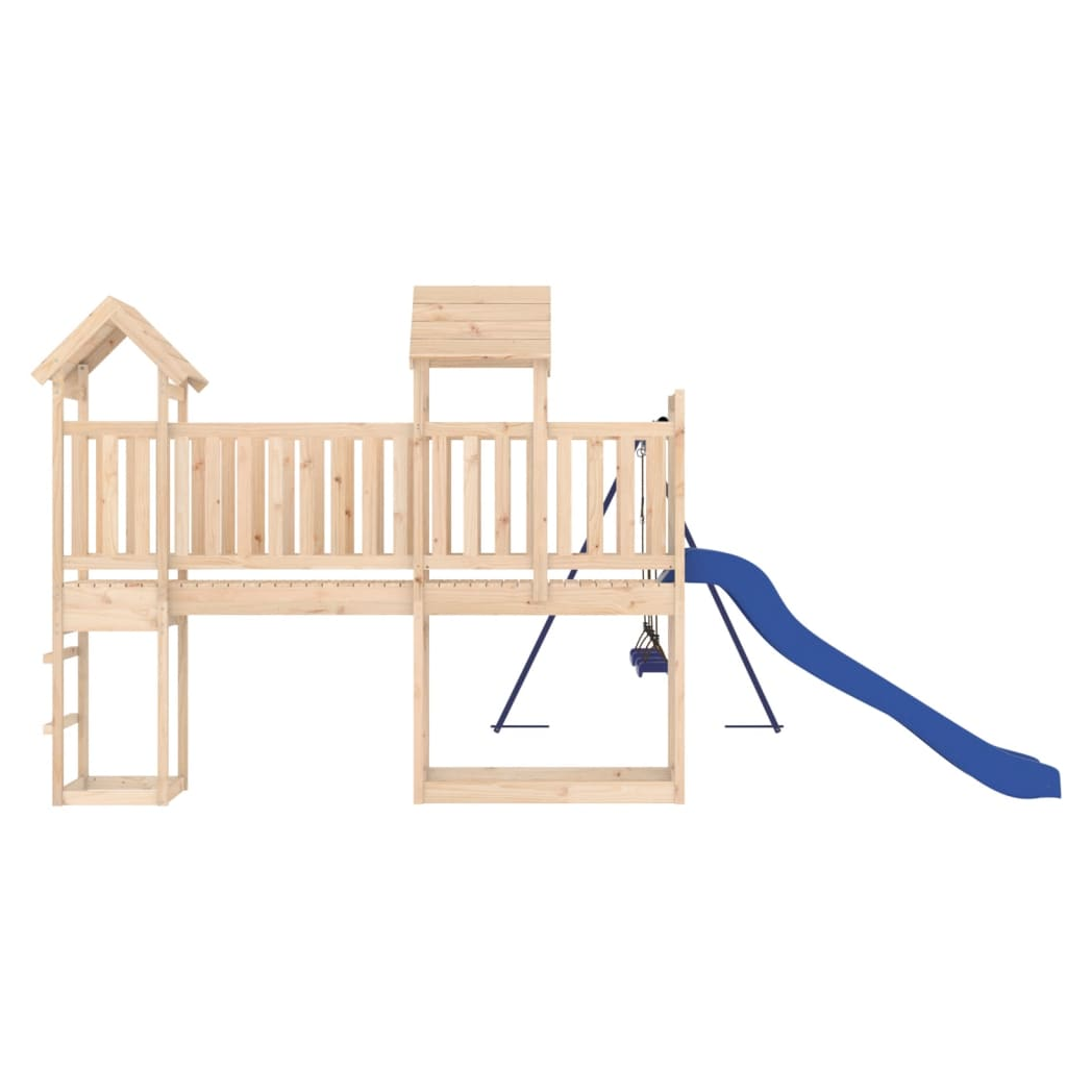 Outdoor Playset Solid Wood Pine
