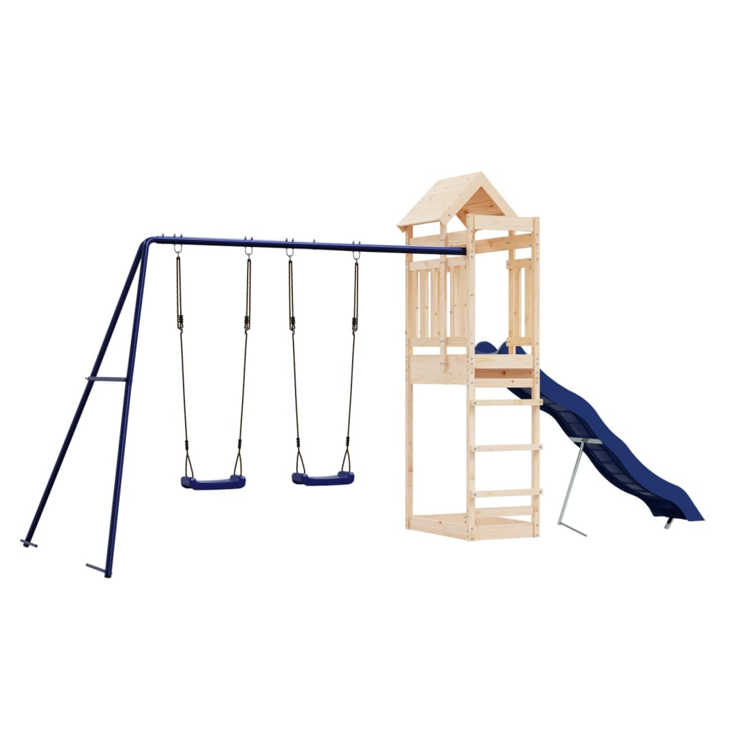 Outdoor Playset Solid Wood Pine