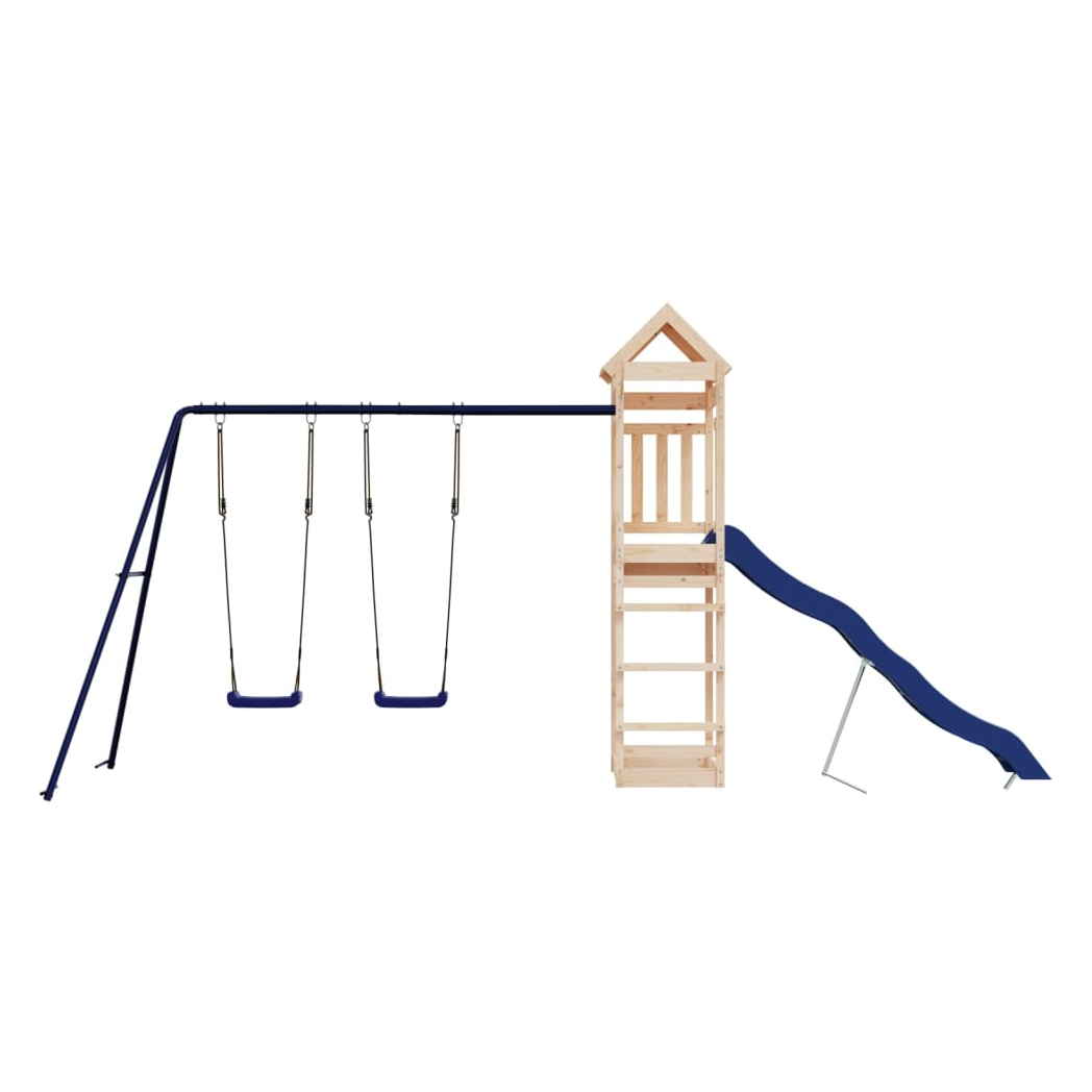 Outdoor Playset Solid Wood Pine