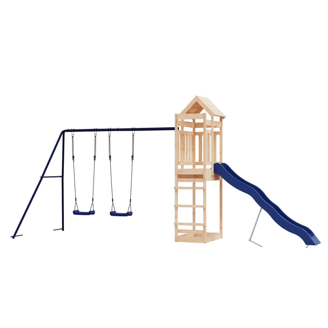 Outdoor Playset Solid Wood Pine