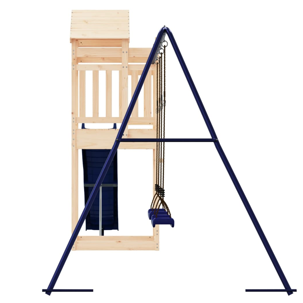 Outdoor Playset Solid Wood Pine