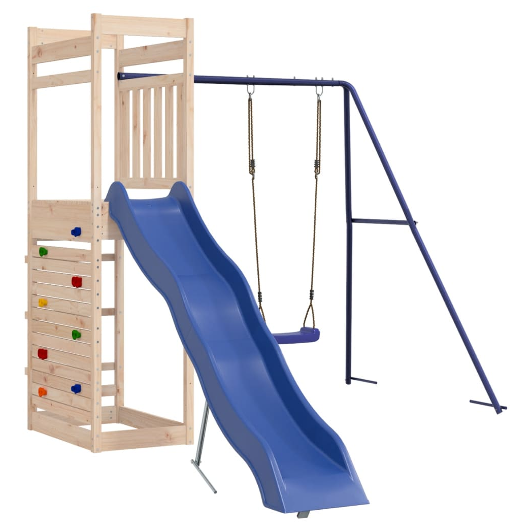 Outdoor Playset Solid Wood Pine