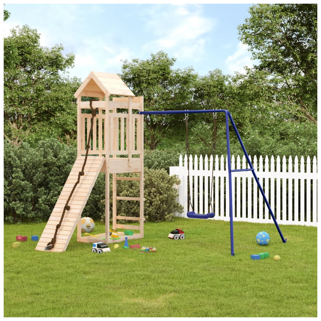 Outdoor Playset Solid Wood Pine