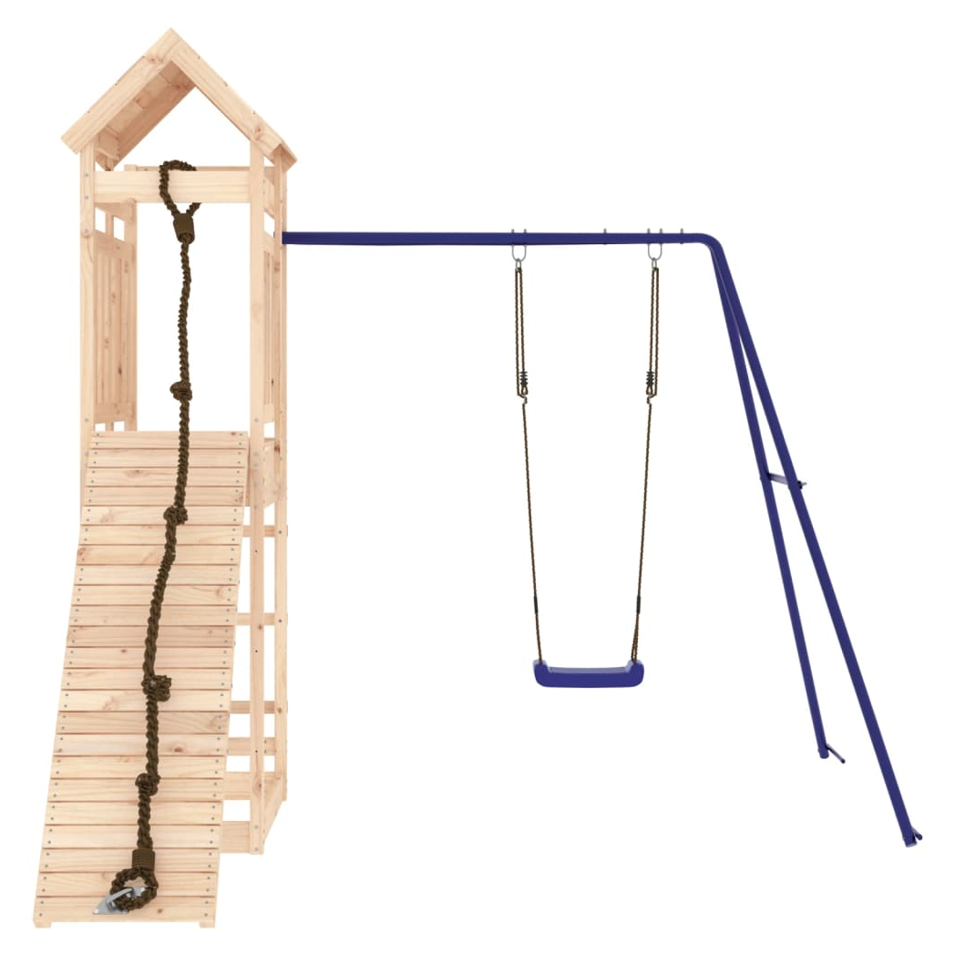 Outdoor Playset Solid Wood Pine