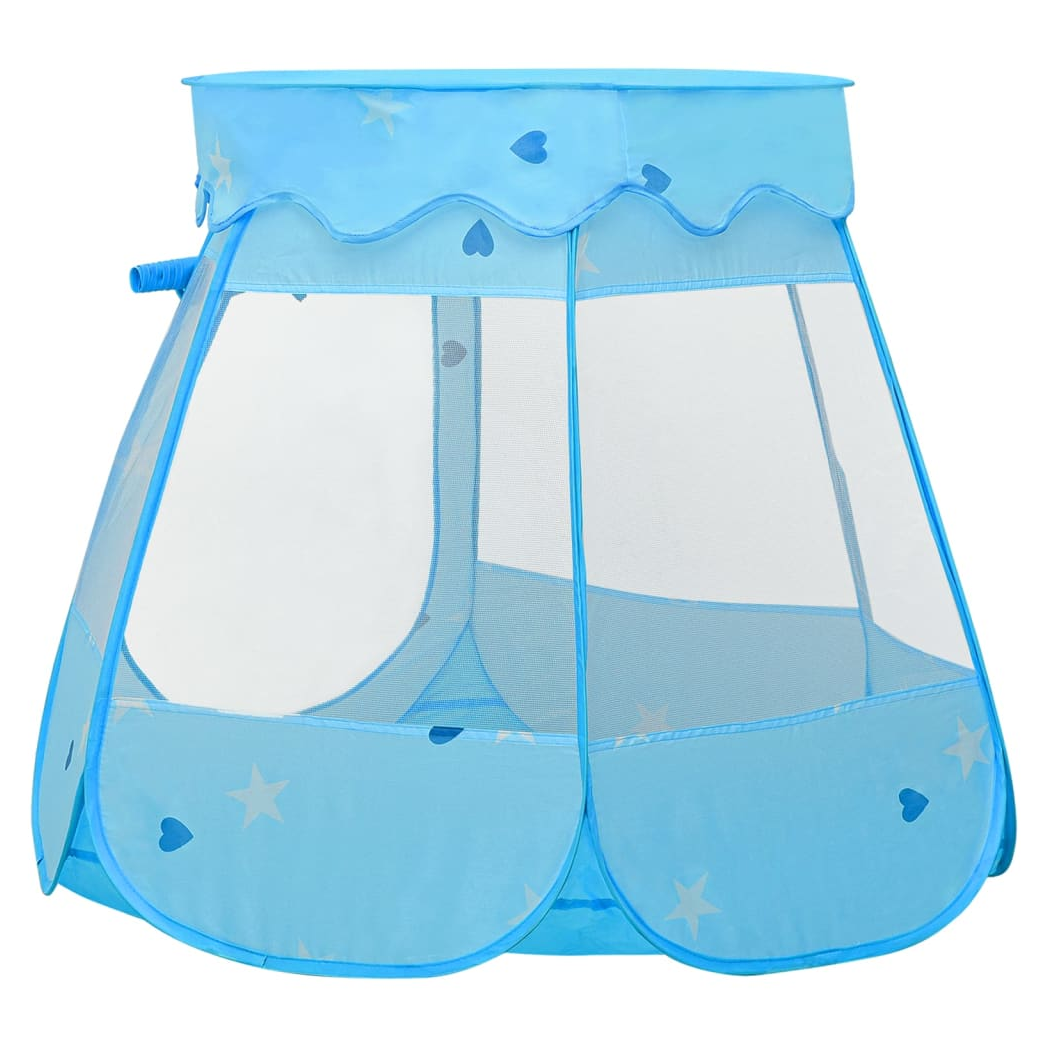 Children Play Tent with 250 Balls Blue 102x102x82 cm