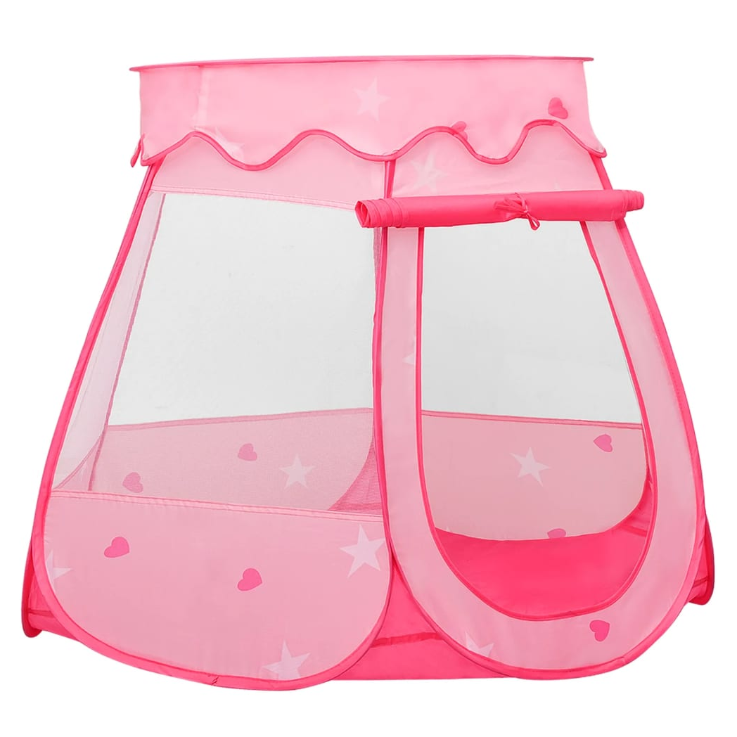 Children Play Tent with 250 Balls Pink 102x102x82 cm