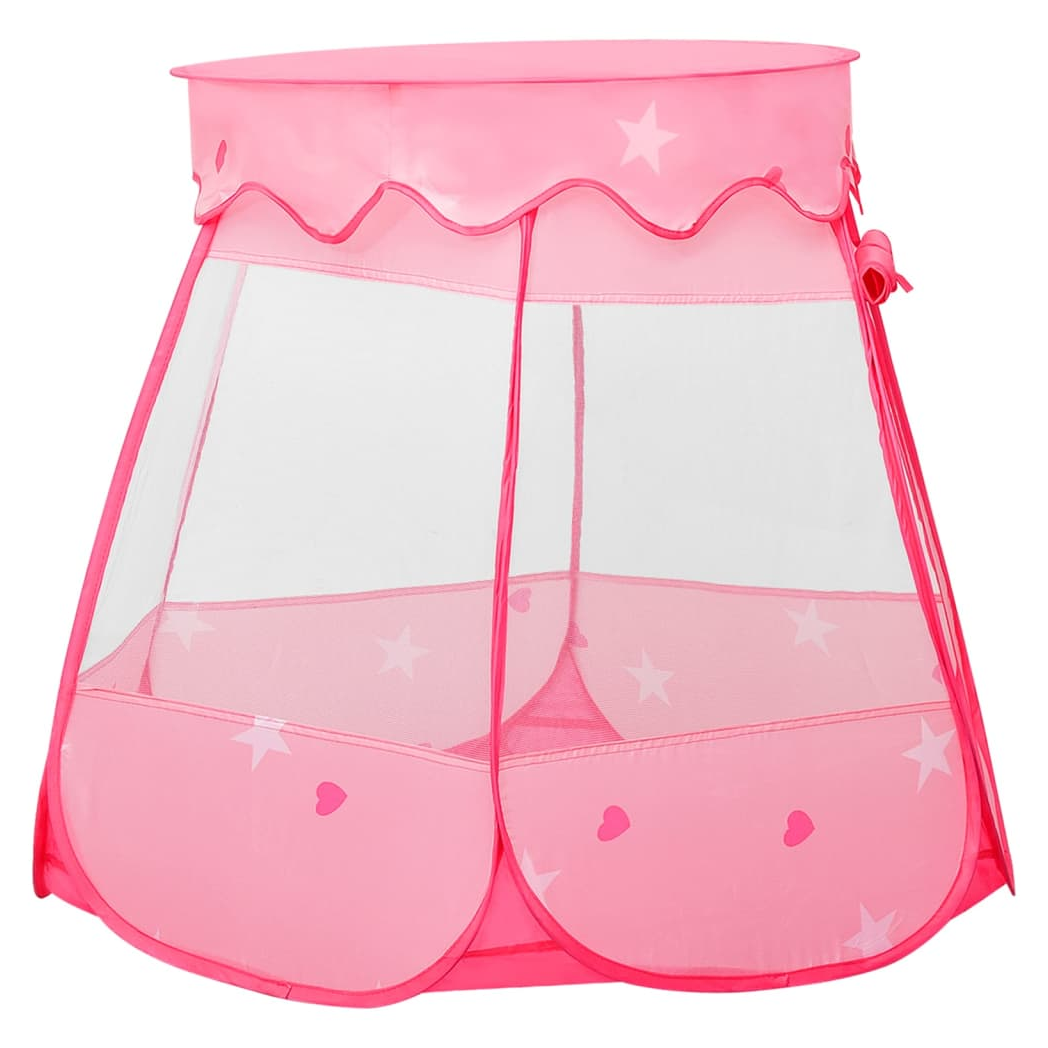 Children Play Tent with 250 Balls Pink 102x102x82 cm