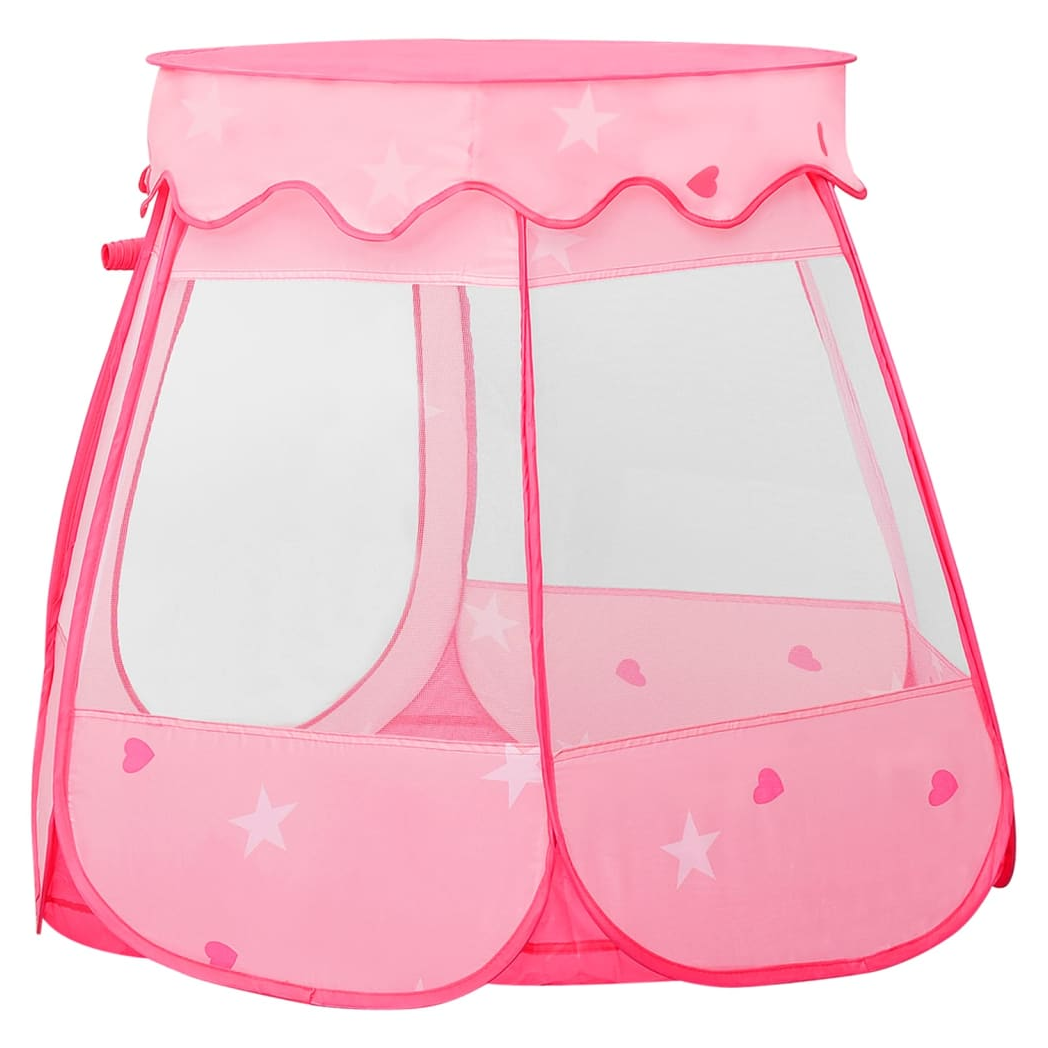 Children Play Tent with 250 Balls Pink 102x102x82 cm