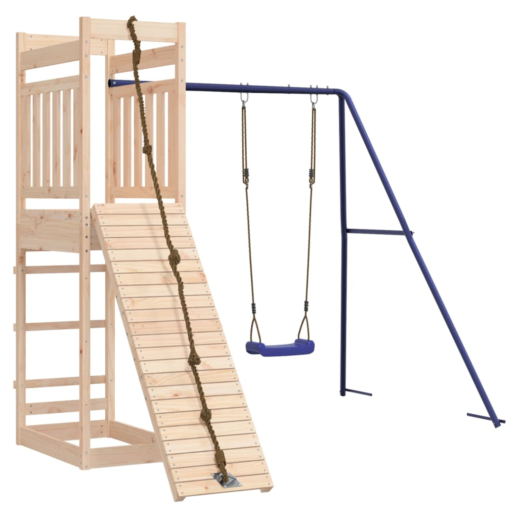 Outdoor Playset Solid Wood Pine