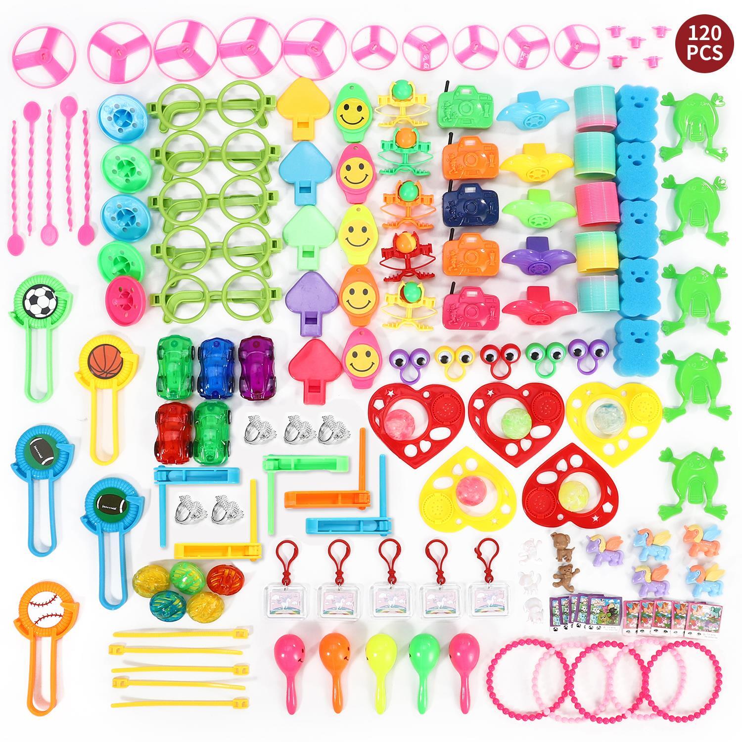 SOKA 120 PCS Party Bag Stocking Fillers Toys - Unique Designs