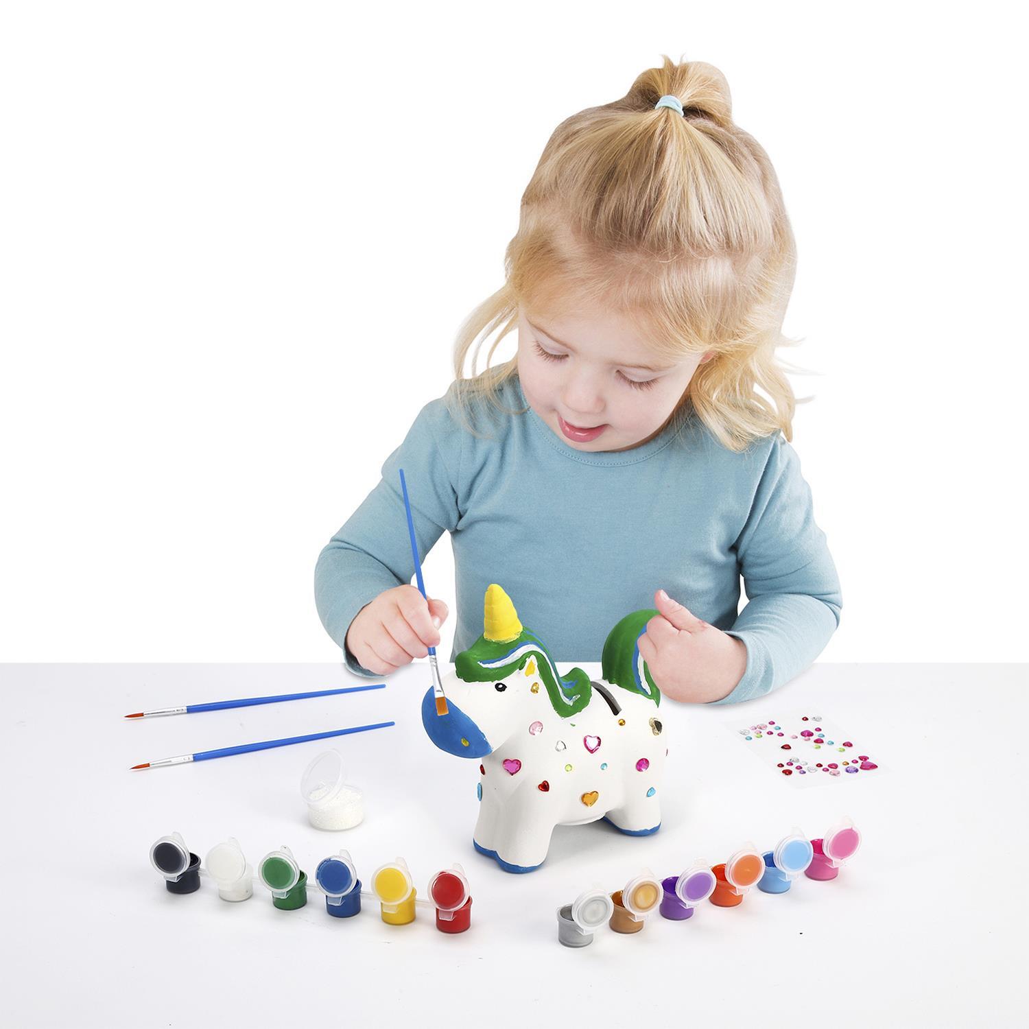 SOKA Paint Your Own Unicorn Money Bank Arts & Crafts Kit DIY Creative Activity