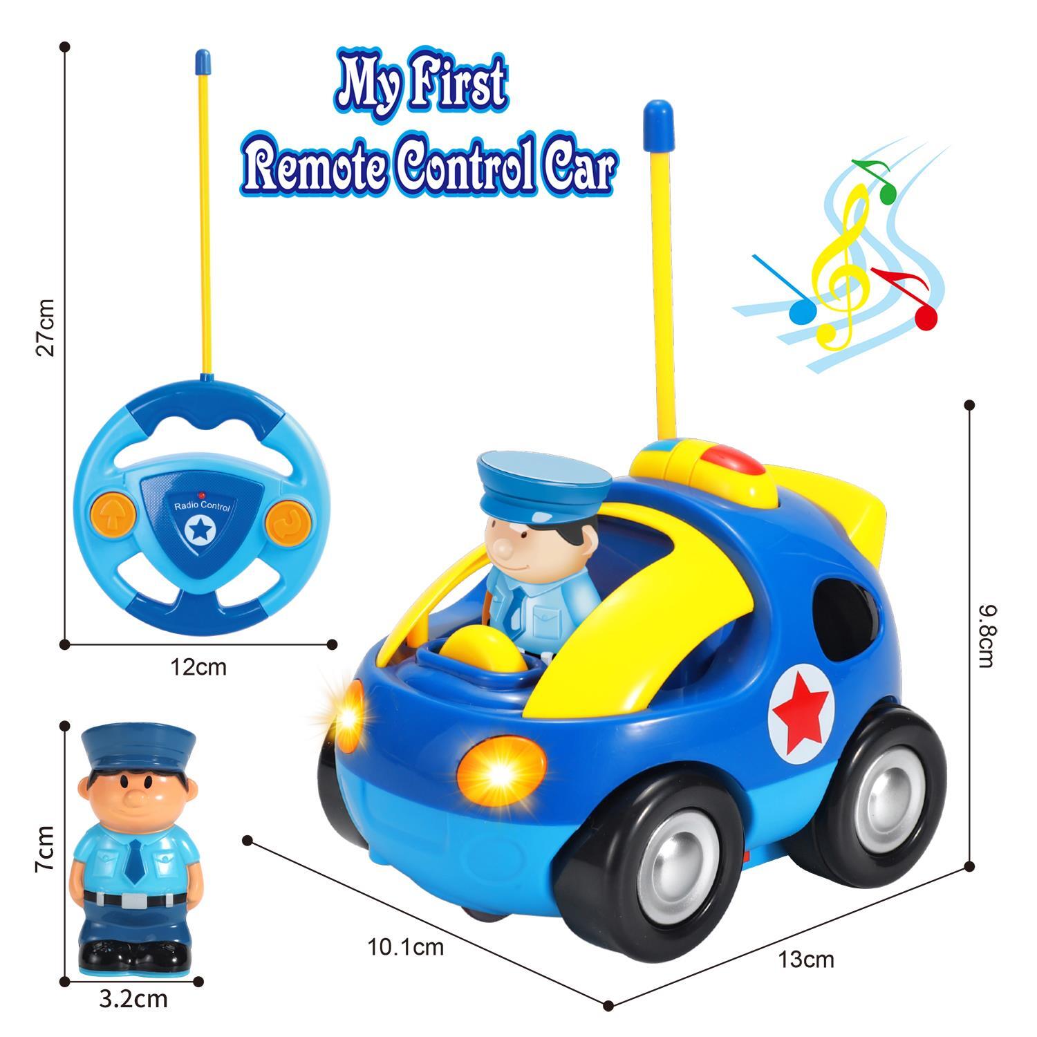 SOKA My First Remote Controlled Car for Toddlers with Light and Sound
