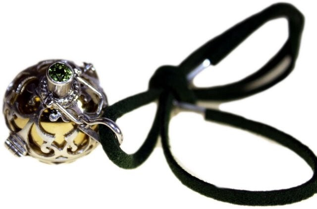 Silver Angel Bell - Healing - 23mm - Per case: 1 Piece