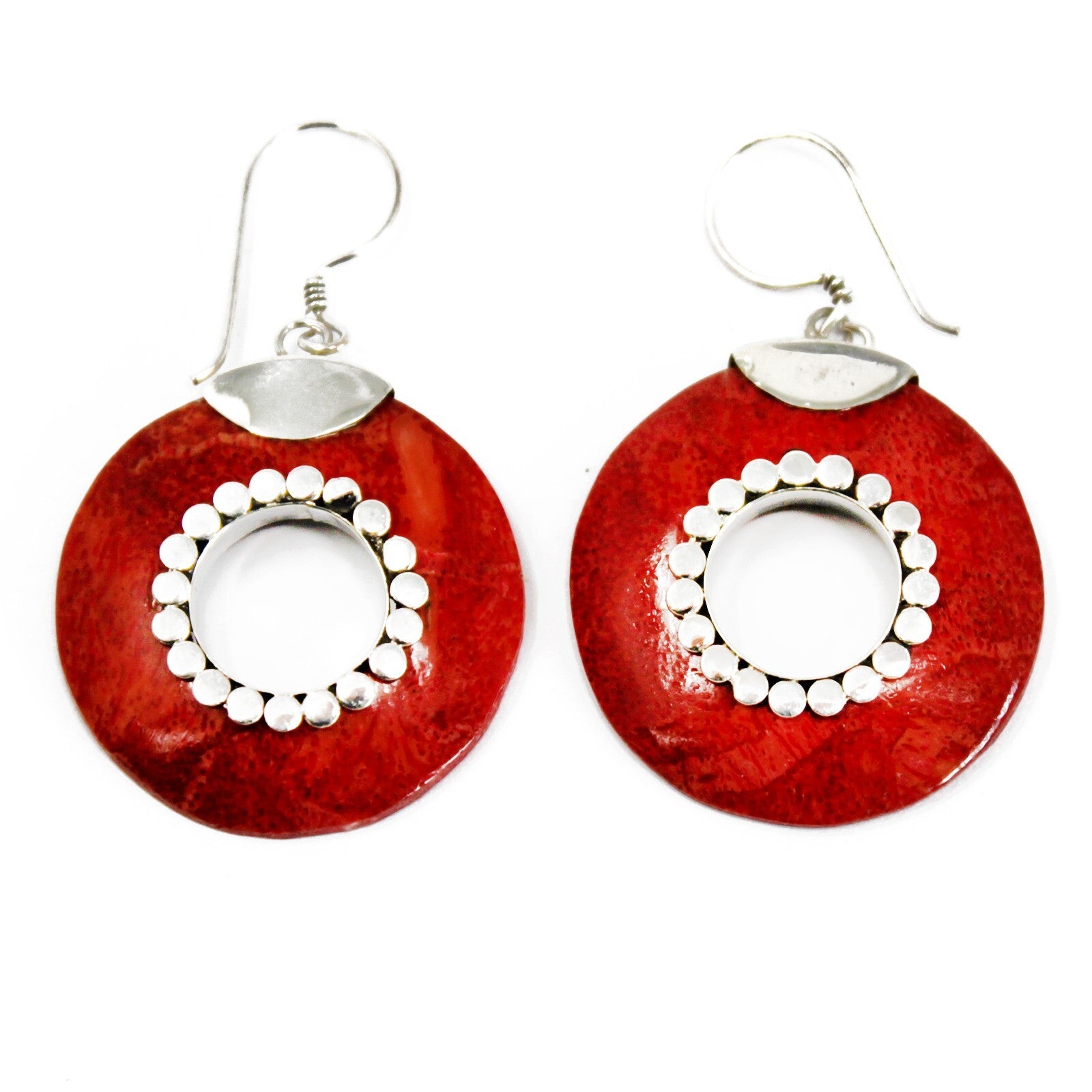 925 Silver Earrings - Do-nuts - Per case: 1 Piece