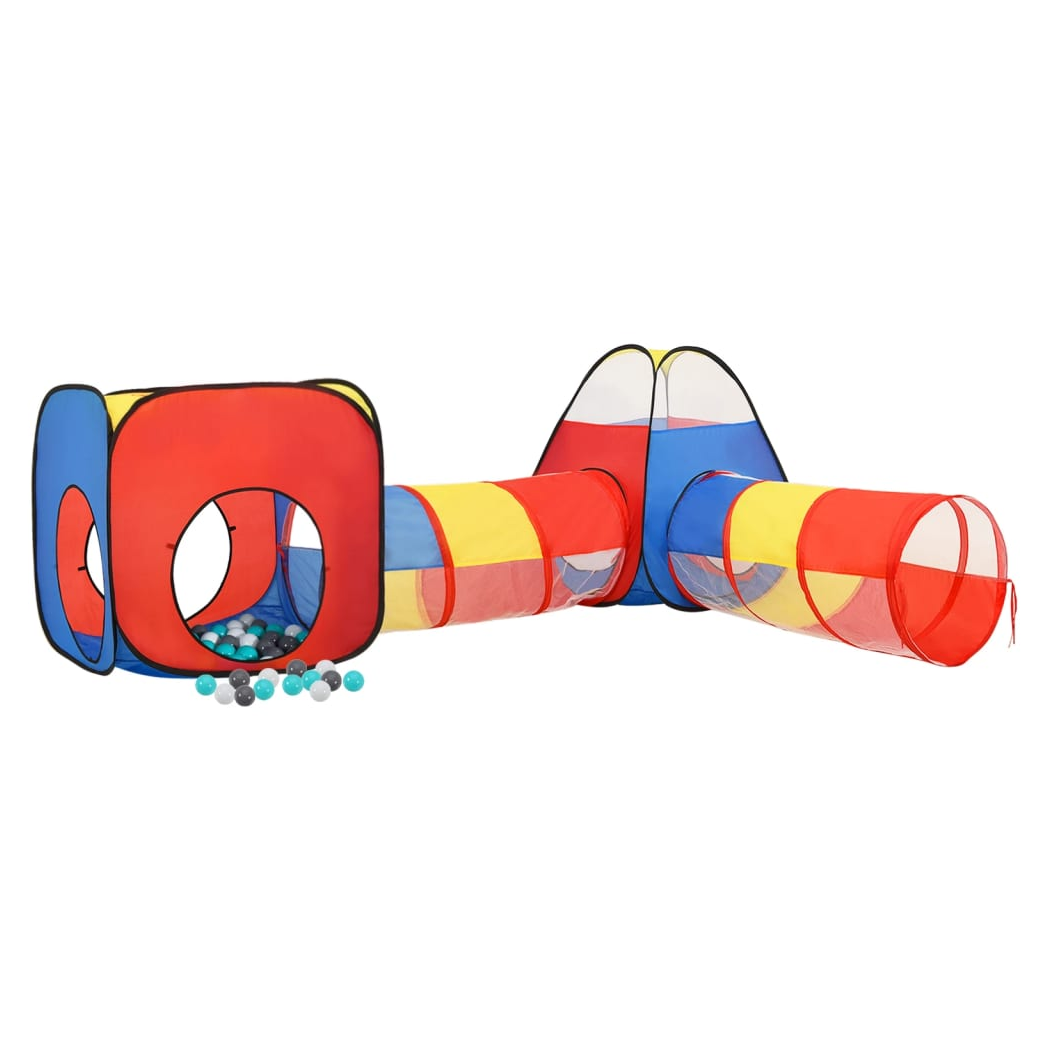 Children Play Tent with 250 Balls Multicolour 190x264x90 cm