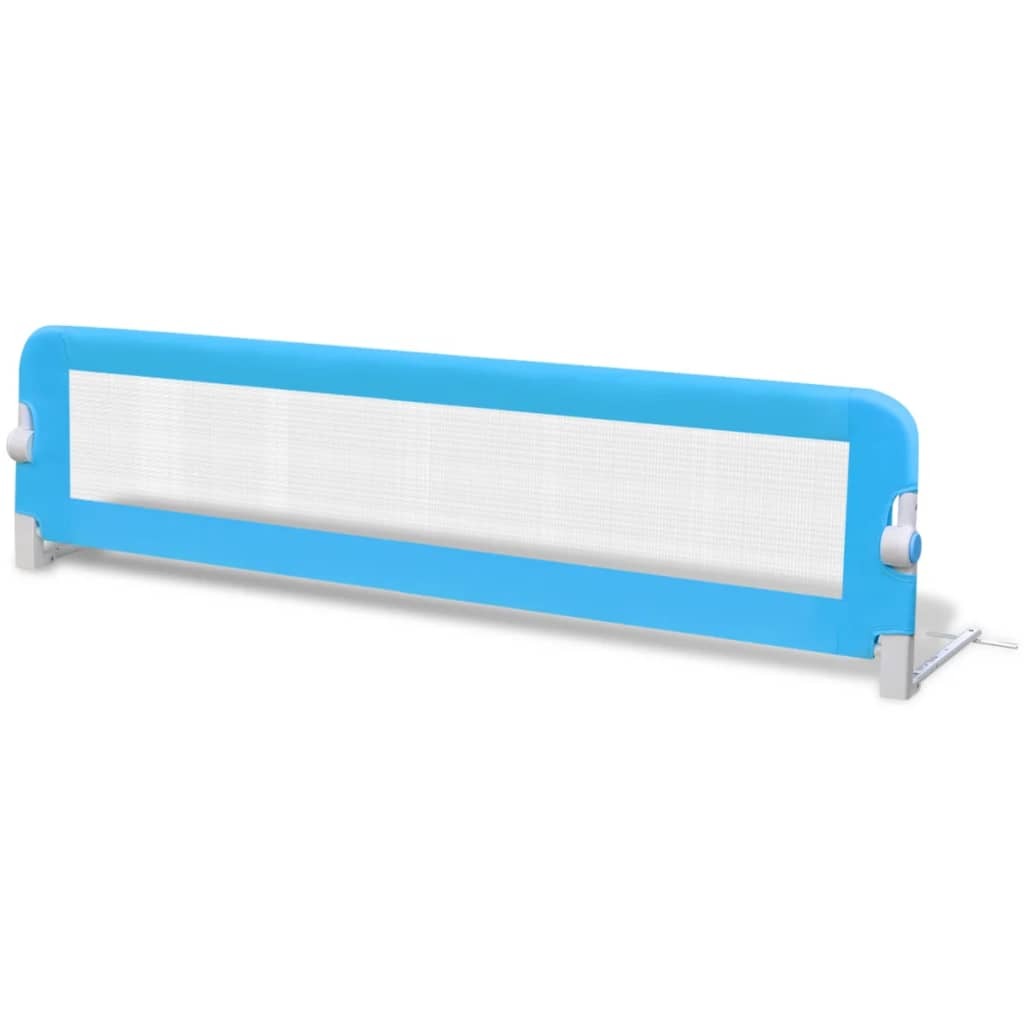 vidaXL Toddler Safety Bed Rail 150 x 42 cm Blue