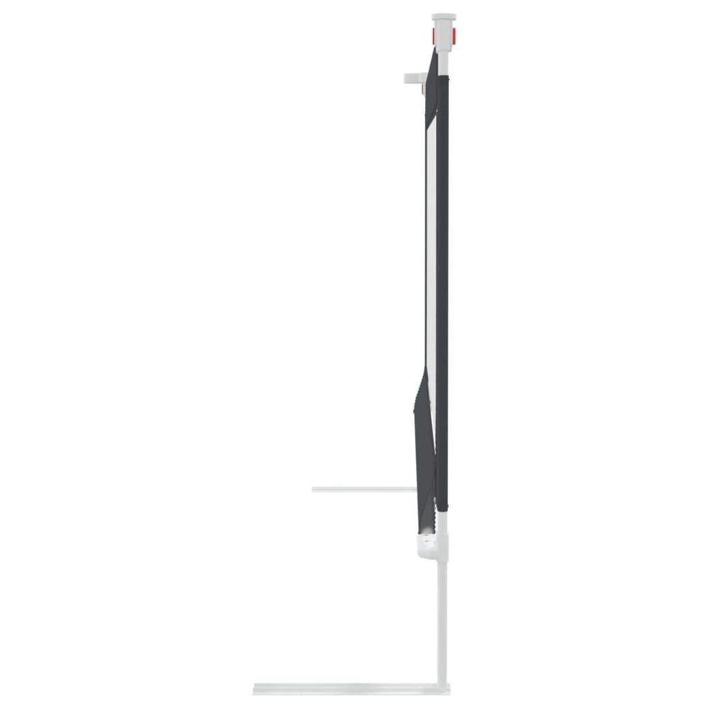 vidaXL Toddler Safety Bed Rail Dark Grey 180x25 cm Fabric