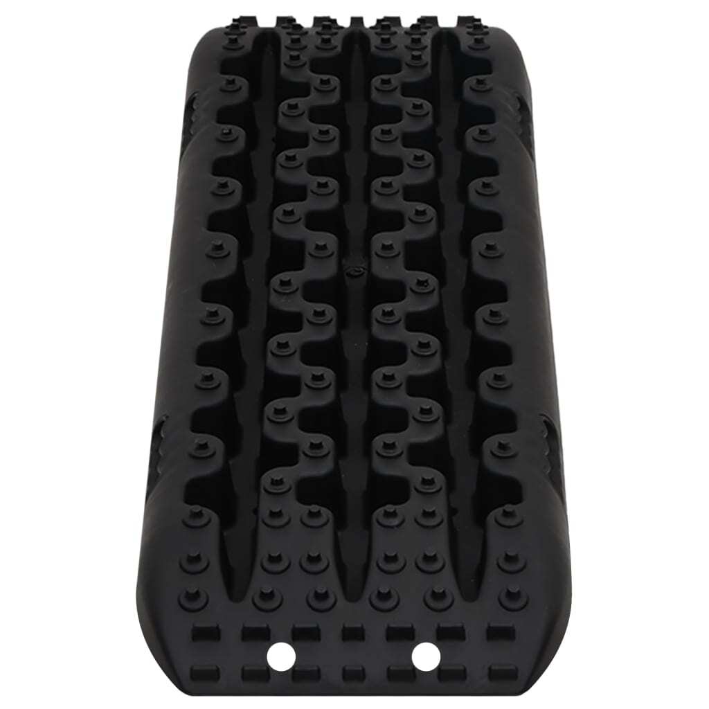 vidaXL Traction Boards 2 pcs Black 106x30.5x7 cm Nylon