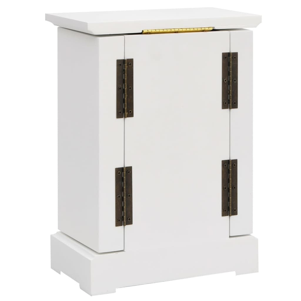 vidaXL Jewellry Case with Mirror MDF 25x13.5x34 cm