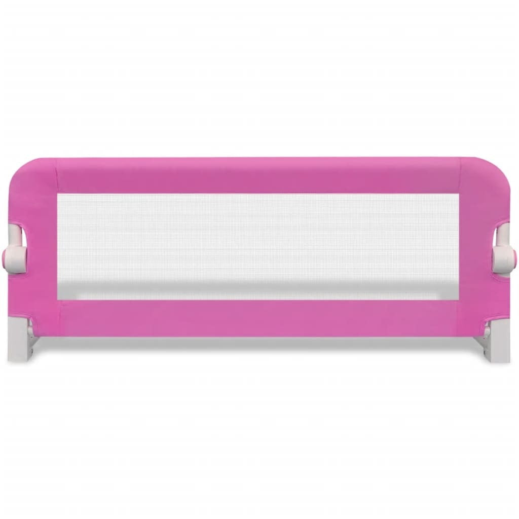 vidaXL Toddler Safety Bed Rail 2 pcs Pink 102x42 cm