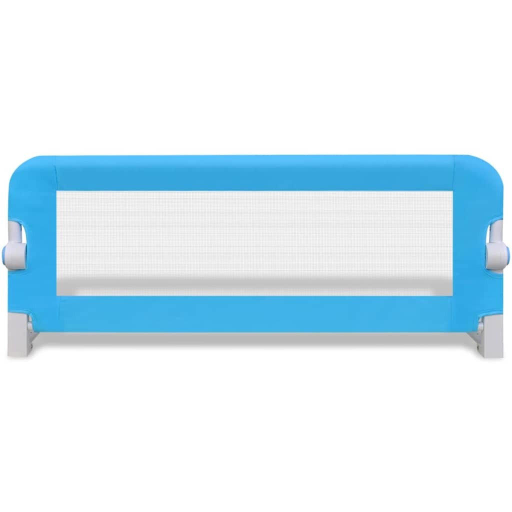 vidaXL Toddler Safety Bed Rail 2 pcs Blue 102x42 cm