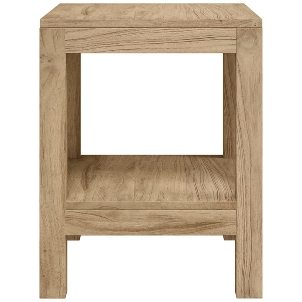 vidaXL Shower Bench 45x35x45 cm Solid Wood Teak