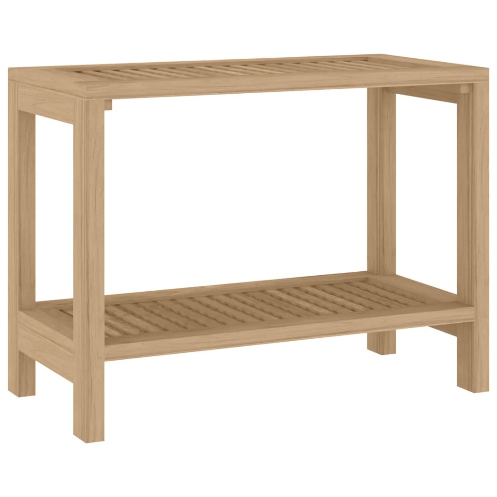 vidaXL Shower Bench 60x30x45 cm Solid Wood Teak