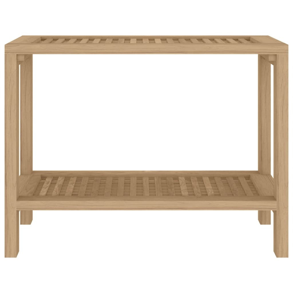 vidaXL Shower Bench 60x30x45 cm Solid Wood Teak