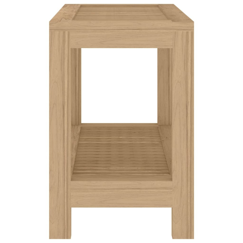 vidaXL Shower Bench 60x30x45 cm Solid Wood Teak
