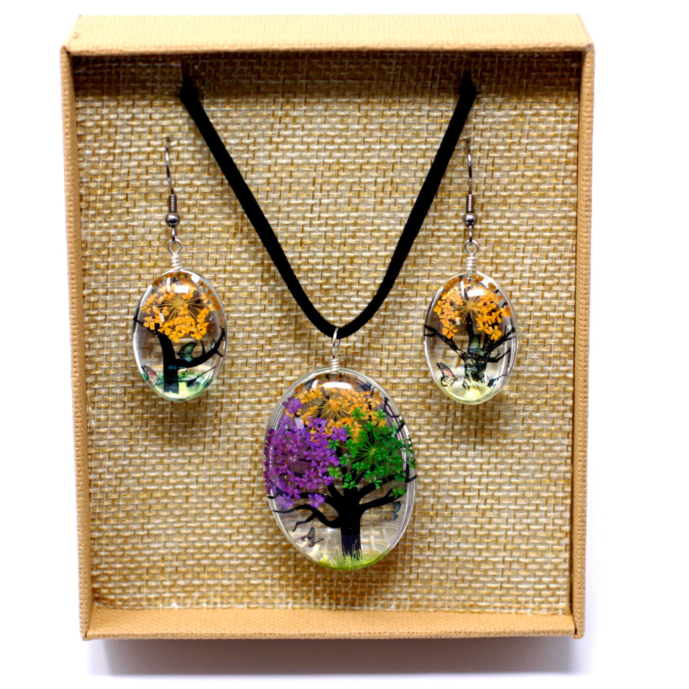 Pressed Flowers - Tree of Life set - Mixed Colours - Per case: 1 Piece