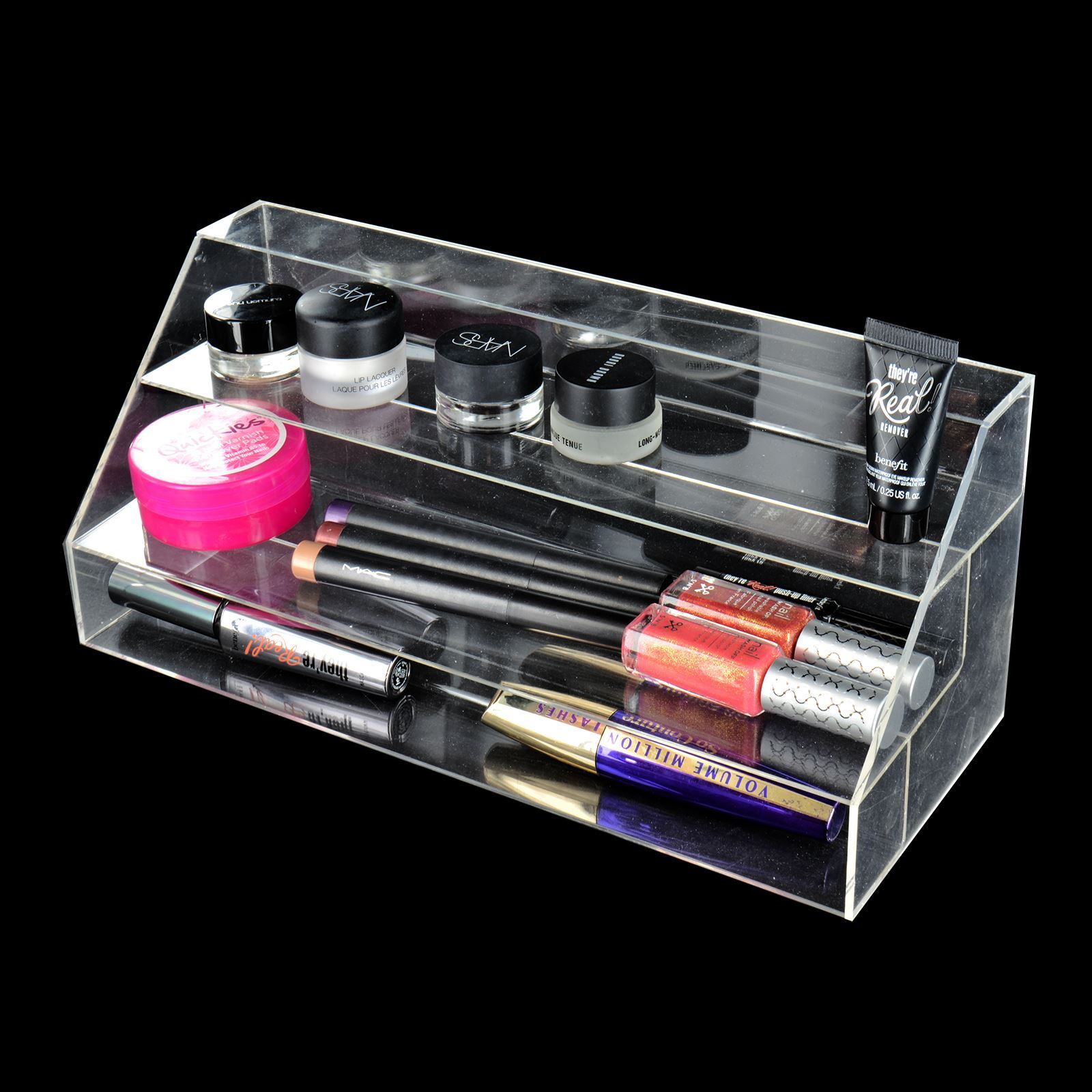 Cosmetic Organizer 3-Tier Acrylic Display Stand