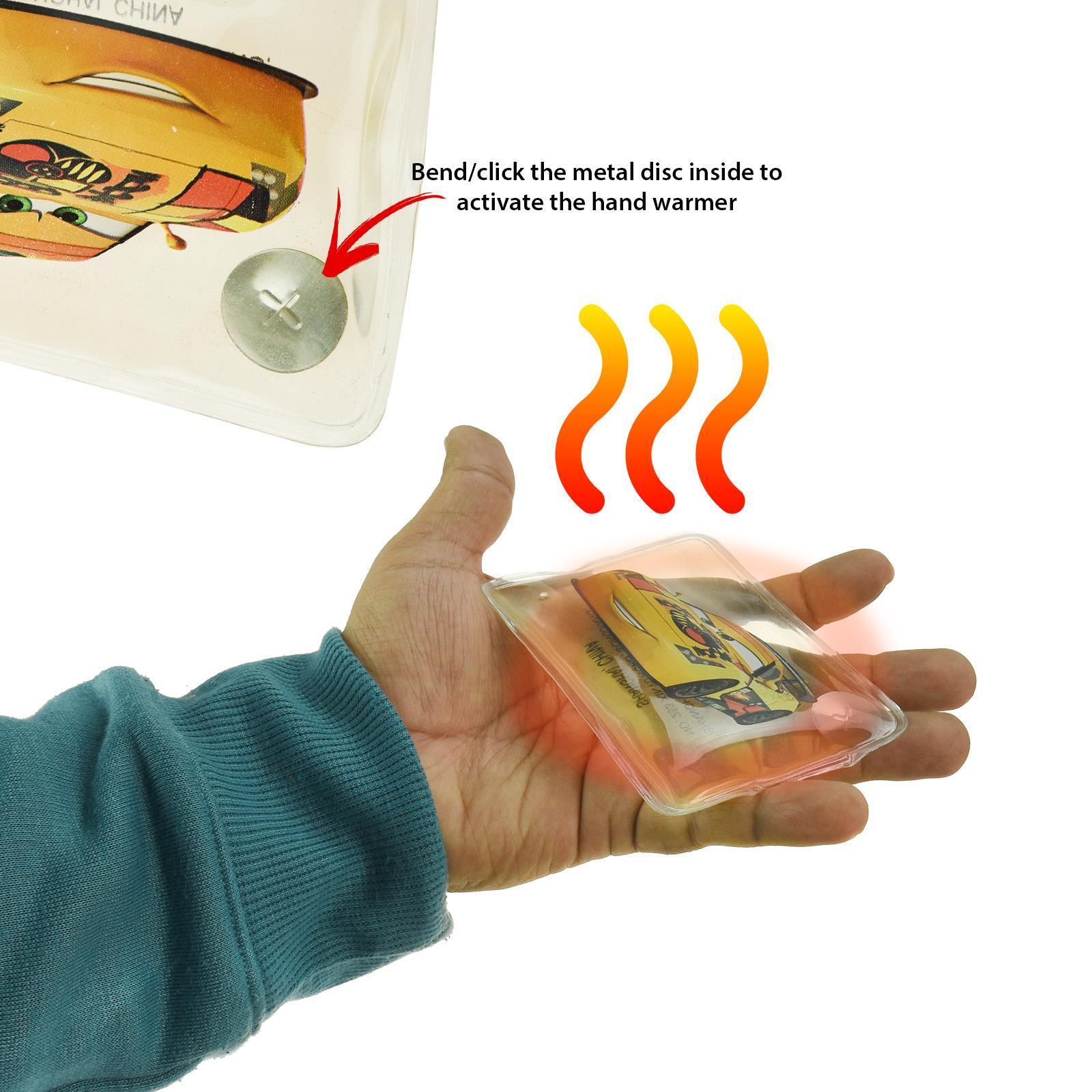New Reusable Instant Hand Warmers Pocket Heat Heater Gel Pads Winter Kids Disney[Boys]