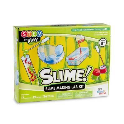 Hand2Mind Slime Science Kids Kit Science Fact-Filled Guide Worm & Bouncing Balls