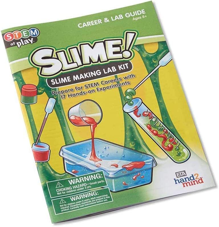 Hand2Mind Slime Science Kids Kit Science Fact-Filled Guide Worm & Bouncing Balls