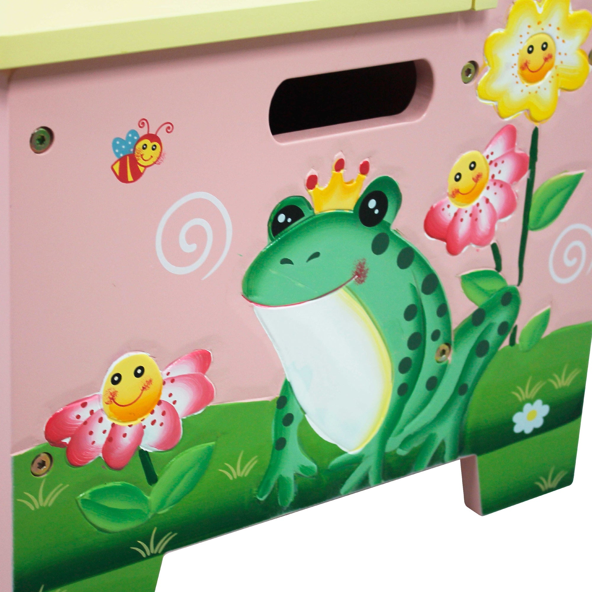 Fantasy Fields Magic Garden Childrens Kids Wooden Toy Storage Bench TD-11644A