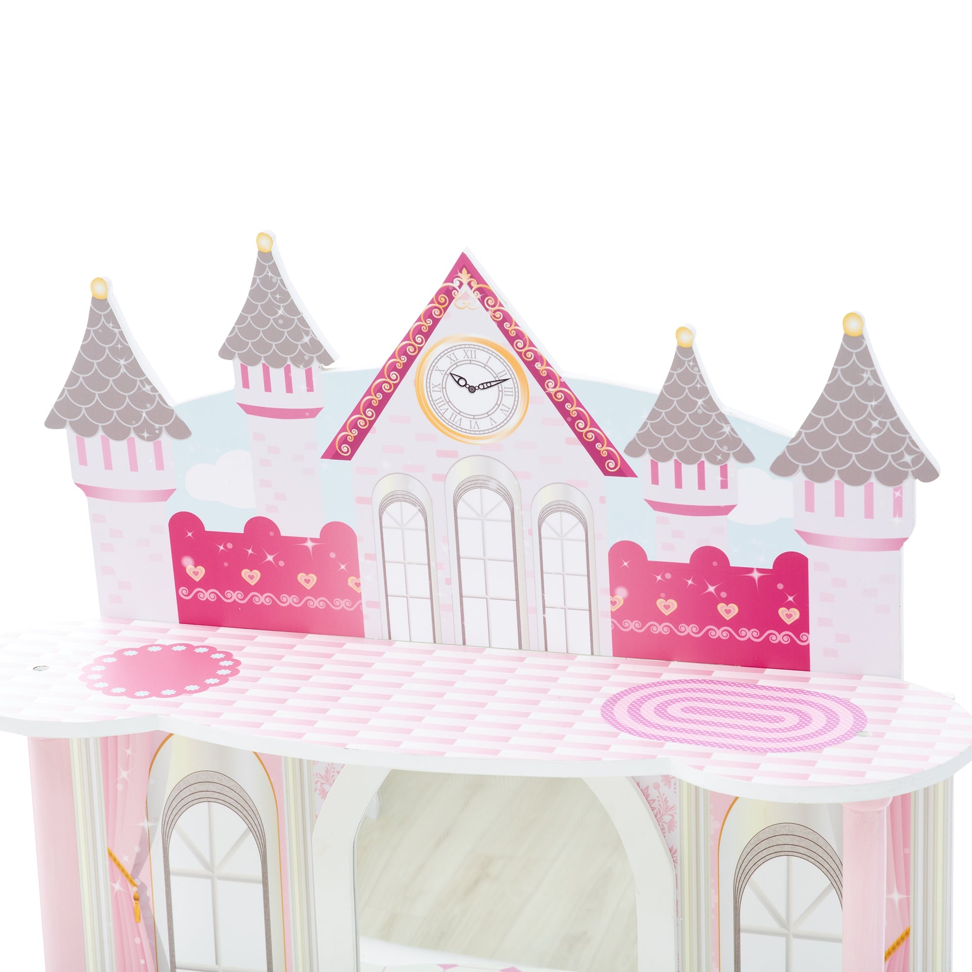 Fantasy Fields Castle Dressing Tables Vanity Table w/ Mirror and Stool TD-12951A