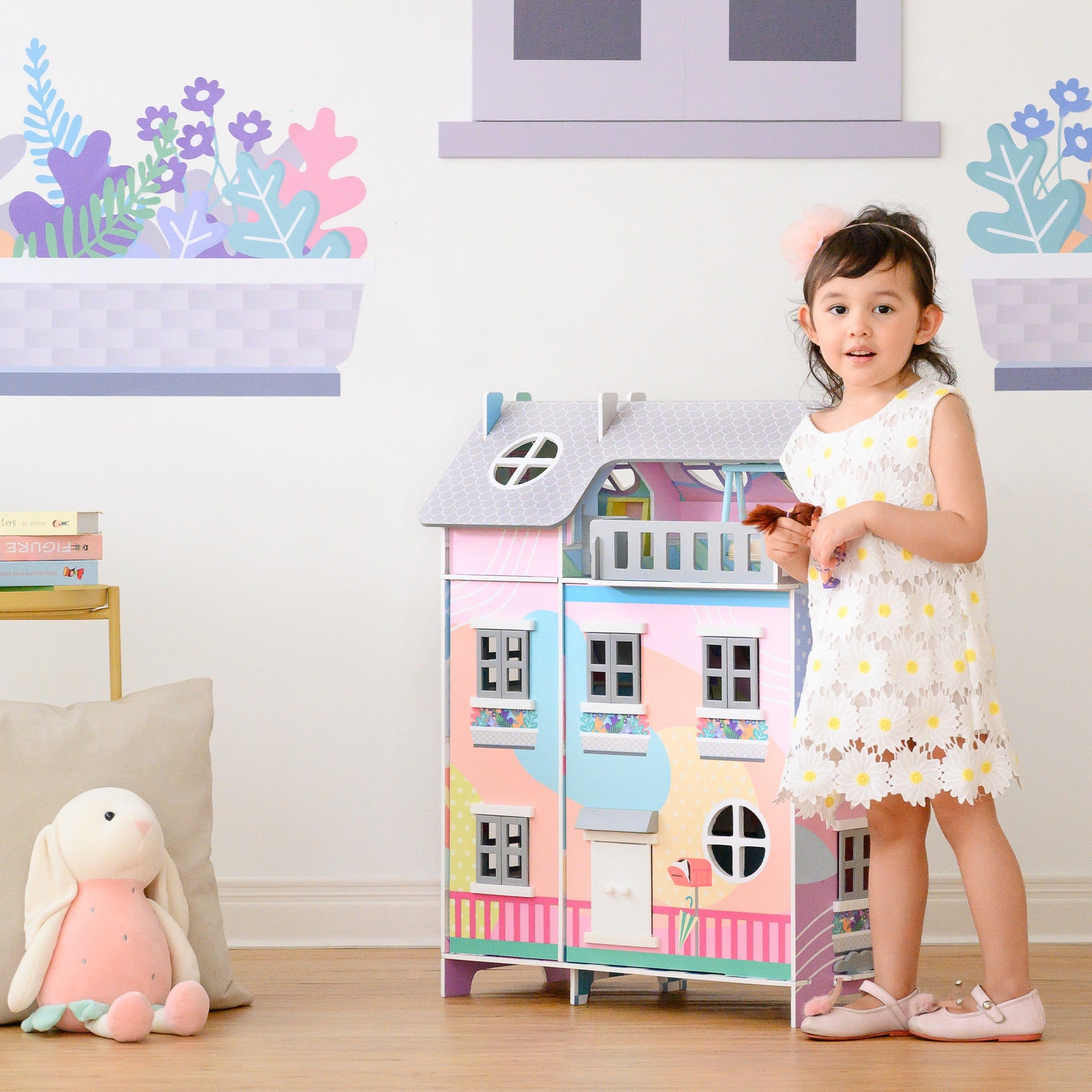 Olivia's Little World Kids Doll House & 11 Accessories for 3.5