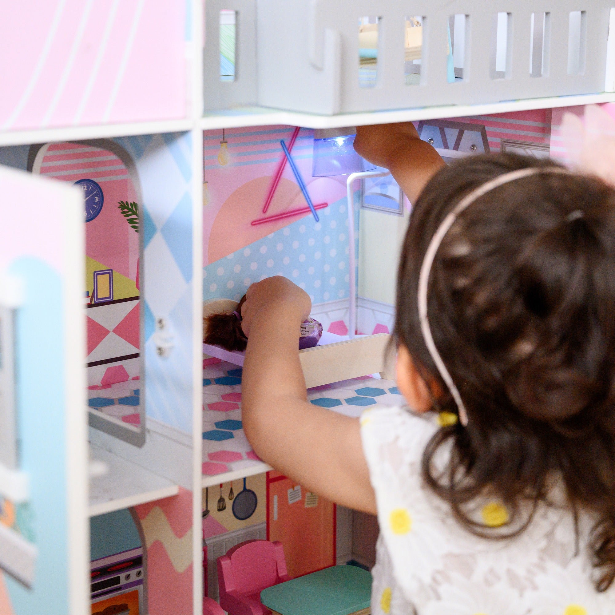 Olivia's Little World Kids Doll House & 11 Accessories for 3.5