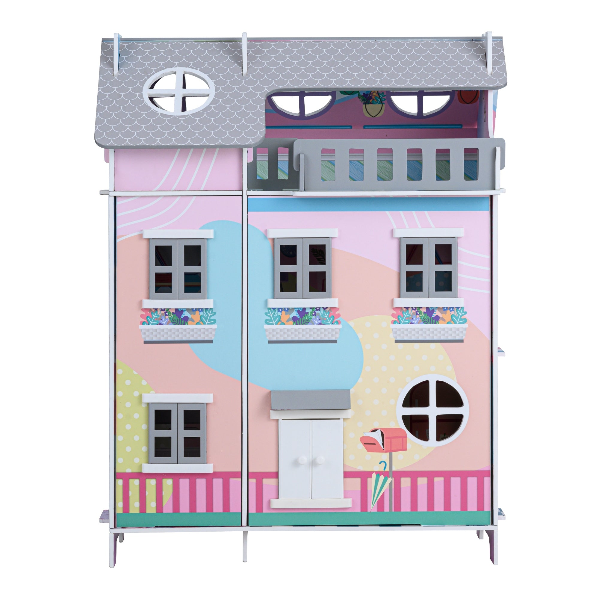 Olivia's Little World Kids Doll House & 11 Accessories for 3.5